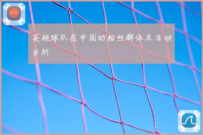 英超球队在中国的粉丝群体及活动分析